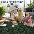 thumbnail image 3 of Garvee 8x10 Modern Bordered Area Rugs Floral Print Rug, Ultra-Soft Low Pile Non Slip Carpet Washable Stain Resistant Rug for Living Room Bedroom Home Office, Green, 3 of 8