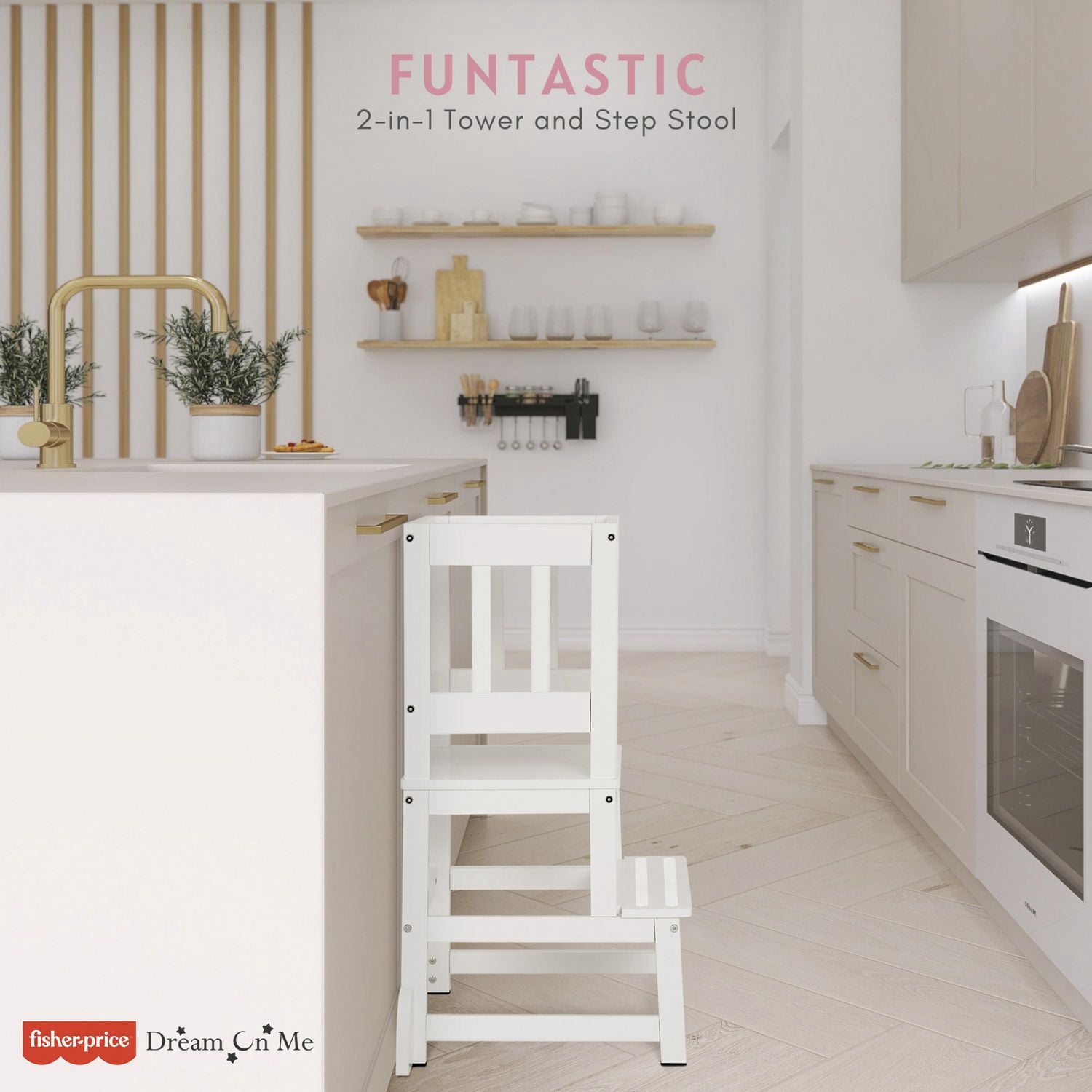 Fisher Price 2-en-1 Tour et tabouret Funtastic