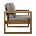 thumbnail image 3 of 52" Modern Patio Loveseat - Brown, 3 of 6