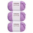 thumbnail image 1 of Unbranded Fil Mélangé Coton-Nylon Couleur Unie, 3 Écheveaux, 1 of 5