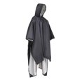 thumbnail image 4 of S SERENABLE Poncho de Pluie à Capuche Imperméable Léger Réutilisable Imperméable Cape de Pluie pour Noir, 4 of 9