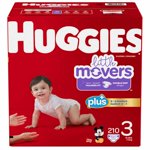 Huggies Little Movers Plus, Size 3, 210-pack