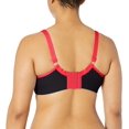thumbnail image 2 of Goddess Women`s Plus-Size Soft Cup Sports Bra, 34G, BLACK, 2 of 2