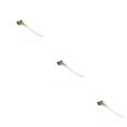 thumbnail image 4 of yingyy Model Railway Lamp Outdoor 1:87 Scale Streetlight Building LED Park Light Garden Yard Building Layout Decorations Type B Green 3Set, 4 of 6