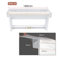 thumbnail image 3 of Piano Transparent Grind Arenaceous Piano Cover Digital Piano Keyboard Dustproof and Waterproof Cover, 3 of 7