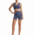 thumbnail image 3 of AherBiu Workout Tops for Women Crop Tank Tops Ribbed Wireless Stretchy Yoga Cami Sports Bras Bralettes, 3 of 7