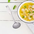 thumbnail image 3 of Mini Stainless Steel Cooking Set, EDHITNR 304 Polished Ladle Slotted Spoon Turner, Compact Space Saving Kitchen Utensils for Small Kitchens Picnic Lunch, 3 of 4