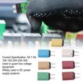 thumbnail image 3 of Disjoncteur de Lame, Réinitialisation Automatique Ensemble de 7 Pcs Fusible de Lame Sécuritaire Largement Applicable 5 à 30A 14VDC pour Remorque, 3 of 7