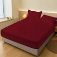 thumbnail image 4 of Cagogo under $5 Waterproof Bed Sheet, Waterproof Mattress Protector, Non Slip Fitted Bed Sheet, Full Coverage Mattress Cover, Soft Breathable Bedding Protection, Queen Size Mattress Encasement, 4 of 6
