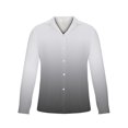 thumbnail image 3 of Birdeem Chemises pour Hommes Manches Longues Boutonnées Mode Décontractée Imprimée Bouton Col Rabattu Chemise Chemise Hauts Été Chemises Manches Longues pour Hommes, 3 of 4