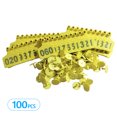thumbnail image 4 of Mistaha 100PCS Numbered Ear Tags 001-100 Drop-Proof Recognizable Animal Livestock Ear for Cows Sheep Pigs, 4 of 7