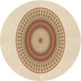 thumbnail image 1 of Ahgly Company Tapis d'Intérieur Lavable en Machine Carré Transitionnel Blond Doré Or, 3 Pieds Carré, 1 of 7