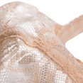 thumbnail image 4 of WMTBSRSW Women's Floral Lace Bra Full Coverage See Through Bralettes Demi Sheer Mesh Balconette Bralette Unlined Underwire Embroidered Mesh Soft Bralettes, 4 of 5