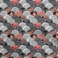 thumbnail image 1 of oneOone Velvet Peach Fabric Asian Mandala Craft Projects Decor Fabric Printed By The Yard 58 Inch Wide, 1 of 4