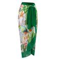thumbnail image 1 of Nouvelle Robe de Plage Aguichant Imprimée Rétro Maillot de Bain Jupe Longue Tenue de Fête Tenue de Plage Été, 1 of 6