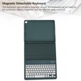 thumbnail image 3 of Tablet Wireless Keyboard, Ergonomic Tablet Keyboard Case 7 Color Backlit  for Work Study Roseate,Green,Blue, 3 of 7