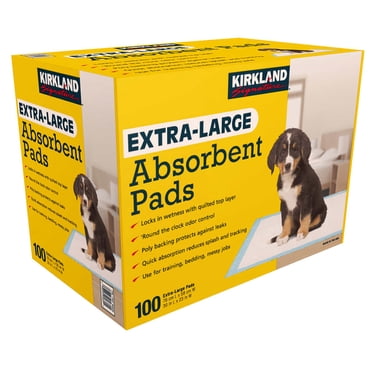 KS Extra-Large Absorbent Pads, 30 in L X 23 in W, 100-count