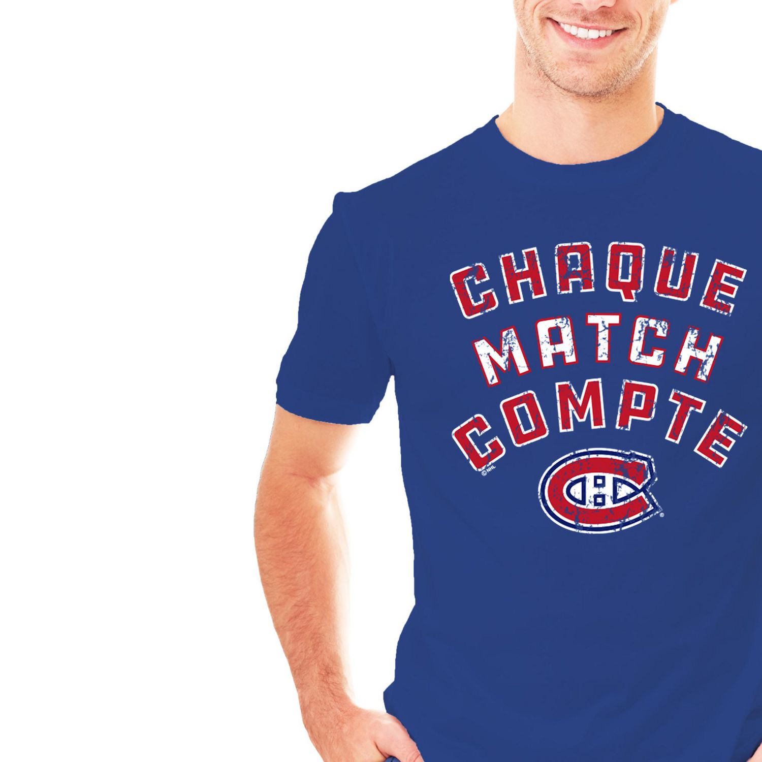T-shirt à manches courtes Chaque Match des Canadiens de Montréal la LNH pour hommes *Exclusivité en ligne