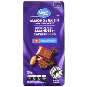 Great Value Almond & Raisin Milk Chocolate