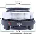 thumbnail image 3 of Small Hot Plate Mini Hot Plate, 500W Hot Plate Electric Single Burner Mini Portable Stove Cooktop Coffee Heater Cooking Water Heat Adjustable Temperature for Camping Kitchen Moka Pot 110V, 3 of 5