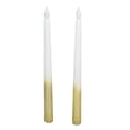 thumbnail image 4 of Flameless Taper Candles , Long Battery Life LED Candle Sticks Wiring Free Romantic  For Birthday Party For Children For Wedding Half Spray Gold, 4 of 8