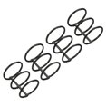 thumbnail image 1 of Unique Bargains 1.18' Dia. 3 Circle Detachable Metal Binder Rings Loose Leaf Rings, Black 4 Pack, 1 of 6