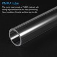 thumbnail image 4 of Unique Bargains 24mm ID x 30mm OD x 305mm Clear Rigid Acrylic Pipe Round Tube 2 Pack, 4 of 6