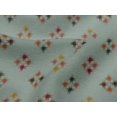 thumbnail image 4 of oneOone Viscose Jersey Fabric Geometric Line Ikat Print Sewing Fabric BTY 60 Inch Wide, 4 of 5
