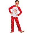 thumbnail image 2 of Rudolph Family Pajama Set Holiday Matching Sleepwear Set Red Nose Included, 2 of 4