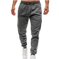 thumbnail image 1 of Pisexur Mens Sweatpants Elastic Waist Drawstring Workout Pants for Men Casual Lightweight Sweat Pants with Pockets Elastic Bottom Plus Size Sweatpants S-3XL, 1 of 6