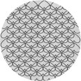 thumbnail image 1 of Ahgly Company Tapis d'Intérieur Lavable en Machine Carré Gris Platine, 3 Pieds Carré, 1 of 7
