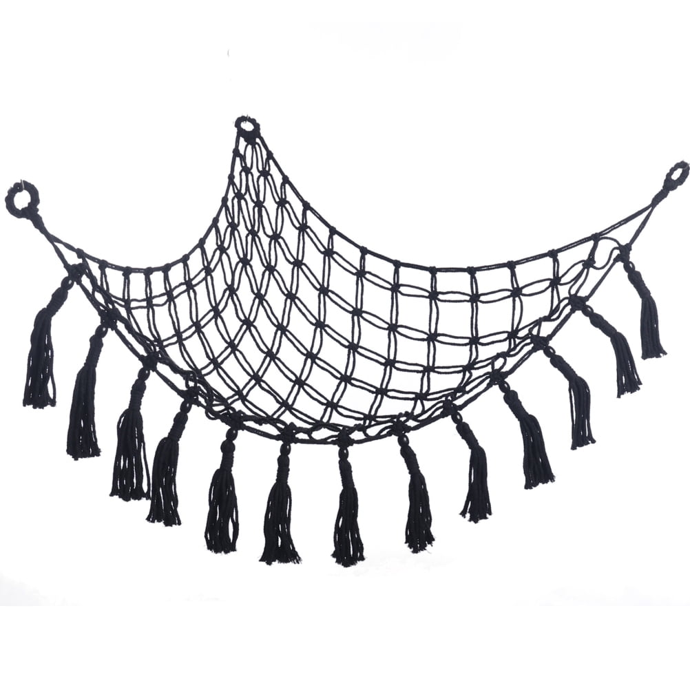 Dewin Stuffed Animal Hammock Toy Storage Hammock Net Wall Sling Mesh Kids Toy Organizer Net 100*100*120cm