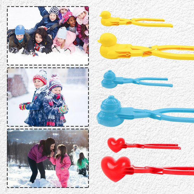 Snow Snowball Maker Clip Maker Animal Shaped Snow Sand Mold Tool Winter Snow Toys Kit