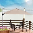 thumbnail image 4 of Patiojoy 10' Market Umbrella Outdoor Patio Square Offsete Tan, 4 of 6
