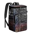 thumbnail image 1 of Biology and Experiment Print Insulated Cooler Backpack, Leakproof Design for Laboratory Use, Students, and Teachers, 1 of 6
