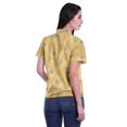 thumbnail image 4 of Moomaya Chemise à Manches Mi-Longues Imprimée pour Femmes, Col Boutonné, Haut Décontracté, 4 of 5