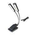 thumbnail image 1 of Rechargeable Book Light 19 LED Reading Light with 3 Color Temperature 3 Brightness 2 Lamp, 1 of 8