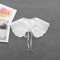 thumbnail image 1 of TIMIFIS Fake Collar Retro Women Fake Solid Color Fake False Lapel Neck Collar Blouse Pan Collar ummer, 1 of 2