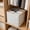 White, variant on Bowayaoa Linen Storage Basket with Handles, Foldable Shelf Basket for Nursery, Bedroom Organization, Decorative Bin for Clothes, Toys, or Towels