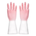 thumbnail image 1 of Yhmxh Mittens Home Essentials Housework Cleaning Gloves Plastic Durable Dishwashing Gloves Rubber Latex Kitchen Cleaning Brush Pot Laundry Gloves Kitchen Gadgets, 1 of 1