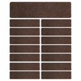 thumbnail image 1 of DOLITY 15 Pieces Non Skid Rug Stair Mats Stairs Step Treads Indoor Stair Runners Coffee, 1 of 9