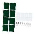 thumbnail image 2 of Siruishop 8 Pcs Poids pour Rideaux d'Extérieur Pratiques Robustes contre le Vent pour Patio Extérieur Vert, 2 of 8