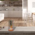 thumbnail image 3 of Led Cylinder Glass Stand Rosegold Pine Tree Medium, 3 of 3