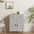 thumbnail image 1 of vidaXL Sideboard Concrete Grey 69.5x34x90 cm Engineered Wood, 1 of 5