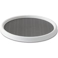thumbnail image 1 of Non-Skid Pantry Cabinet Lazy Susan Turntable, 12-Inch, White/Gray, 1 of 2