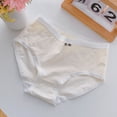 thumbnail image 2 of Ultra-Soft Cotton Imitation Girls Underwear - Breathable Mid Rise Hypoallergenic Panties (3-15Y), 2 of 4