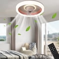 thumbnail image 1 of Ceiling Fans with Lights and Remote Clearance,360 °Moving Modern Ceiling Fans with Lights and Remote,Dimmable Low Profile Ceiling Fan,Flush Mount Bladeless Ceiling Fan for Bedroom Home Restaurant, 1 of 5