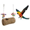 thumbnail image 4 of Bird Grass Woven Swing, Parrots Chewing Standing Toy With Hook Durability And Fun Bird Cage Toy For Budgerigar Parakeet Conure Cockatiel Mynah, 4 of 8