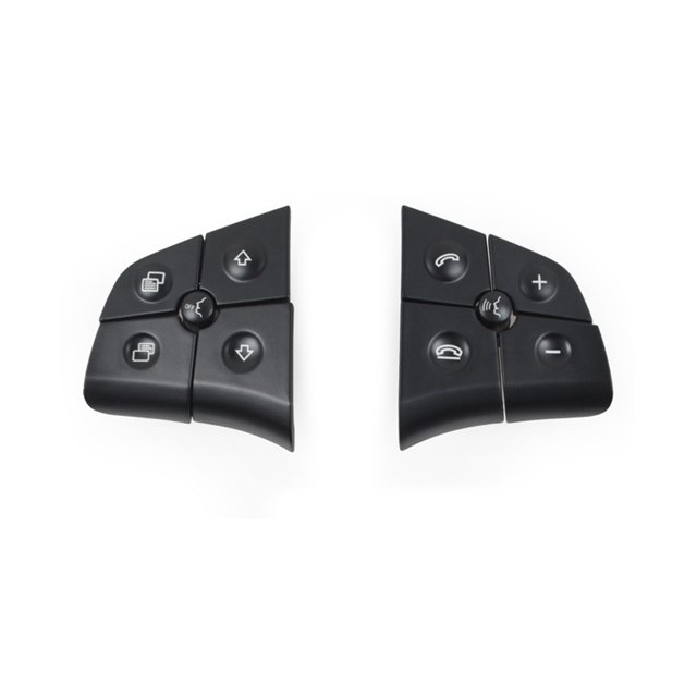 Maoww Interior Switch Wireless Controls Button Multifunctional Steering Wheel Key Controlling Controller Vehicle Replacements Black W164 High