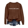 thumbnail image 5 of Chandail de Mode d'Hiver pour Femmes, Imprimé Festif de Noël, Haut à Col Rond, Chandails à Capuchon Mignons pour Femmes, Chandail à Capuchon pour Femmes, Chandails Confortables pour Femmes, Chandails à Capuchon Butter pour Femmes, Sweat pour Dames, Softball pour Filles, Échauffement, 5 of 5